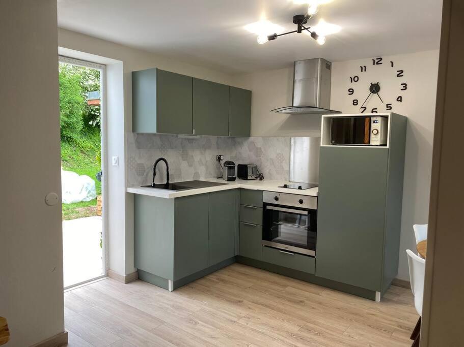 Ferienwohnung Le Nid Du Cygne Houlle Exterior foto